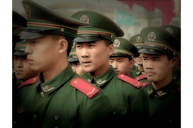 Trevor Mchugh: Chinese Army recruits